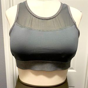 High neck sports bra .